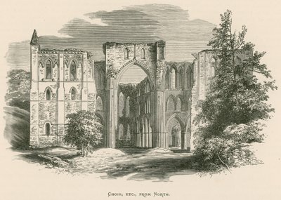 Abbaye de Rievaulx, Chœur, etc., du Nord - Alexander Francis Lydon